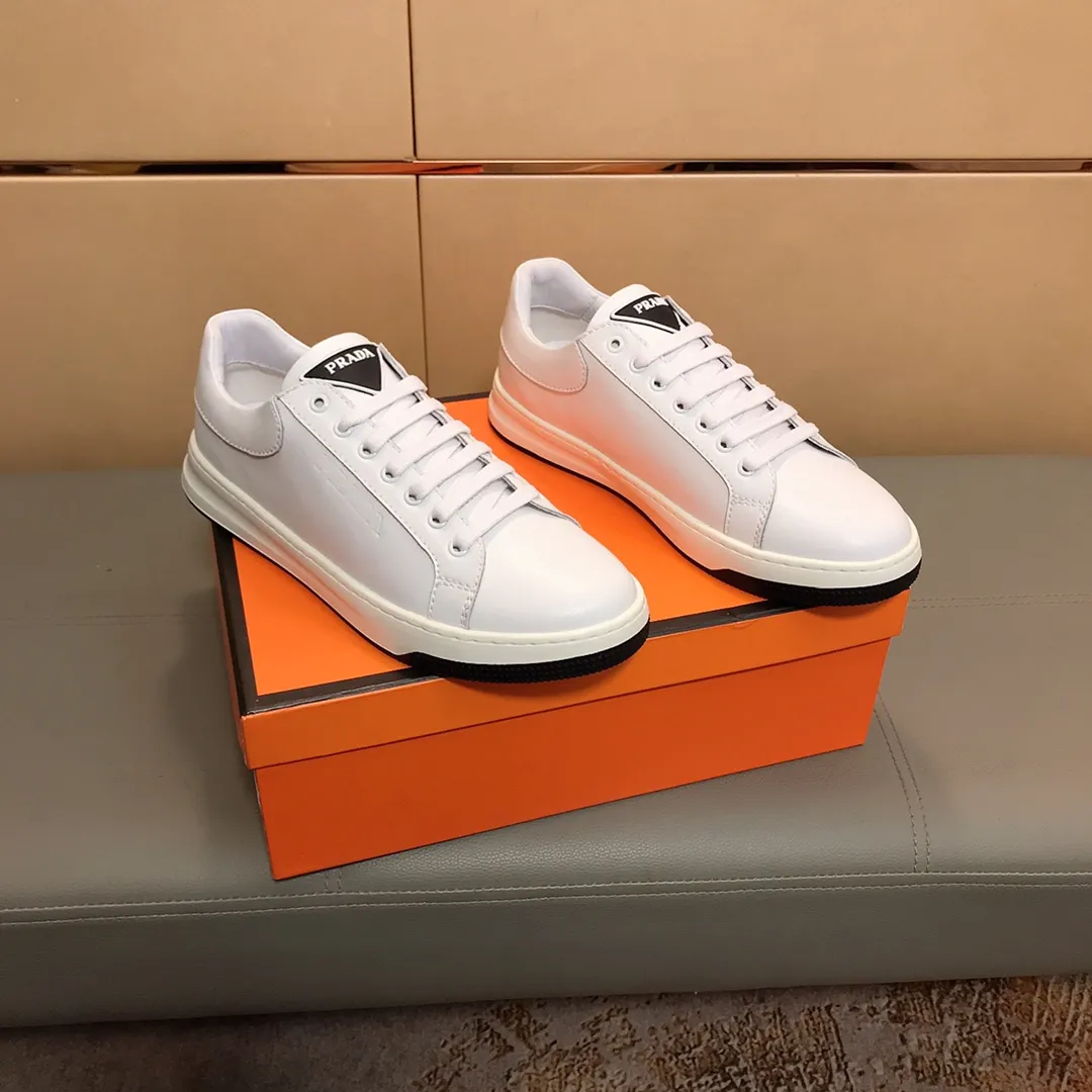 Ex-factory price 360🕷️🕷️【PRADA】Prada's new men's fashionable sports and casual shoes🇨🇳High-end boutique💯Exquisite details, cowhide upper, pigskin lining,🌶🌶original lightweight, wear-resistant and non-slip original outsole, comfortable to wear🎋Classic craftsmanship, fine workmanship, worth owning Code number: 38-44